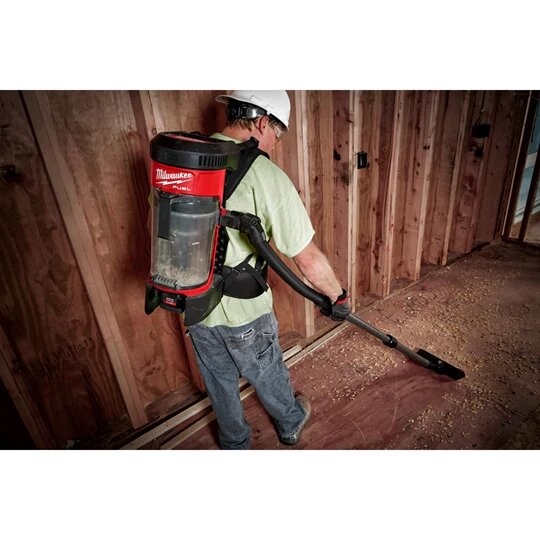Zdjęcie 8 - Odkurzacz plecakowy akumulatorowy Milwaukee M18 FBPV-0 3.8L 18V 4933464483