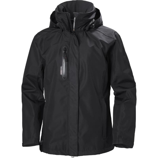 Zdjęcie 1 - Damska kurtka przeciwdeszczowa Helly Hansen 74044_990 Manchester kolor czarny
