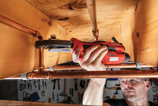 Zdjęcie 10 - Zaciskarka Ridgid RP 115 micro-Press szczęki TH16-20-26 akumulator 2.5 Ah ładowarka