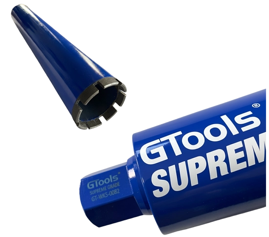 Zdjęcie 1 - Wiertło diamentowe, koronowe SUPREME GRADE 52x550mm 1 1/4 UNC GTools [GT-WKS-0052]