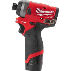 Zakrętarka udarowa akumulatorowa Milwaukee M12 FID-202X ¼” 147Nm 12V 2x2Ah 4933459823