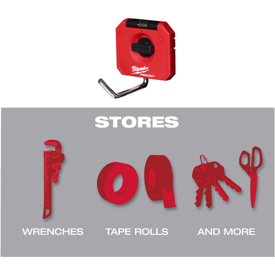 Zdjęcie 5 - Pojedynczy hak narzędziowy prosty PACKOUT™ - mały Milwaukee 4932493383