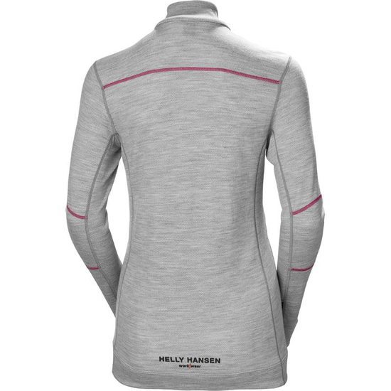 Zdjęcie 2 - Damska koszulka termoaktywna Helly Hansen 75210_930 HH LIFA Merino kolor szary