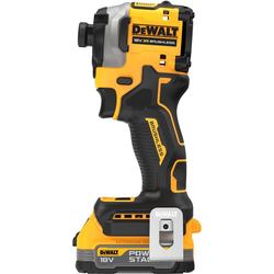 Nawigacja zdjęcie 3 - Zakrętarka udarowa akumulatorowa DeWalt DCF850E1T ¼” 208Nm 18V XR Powerstack 1x1.7Ah