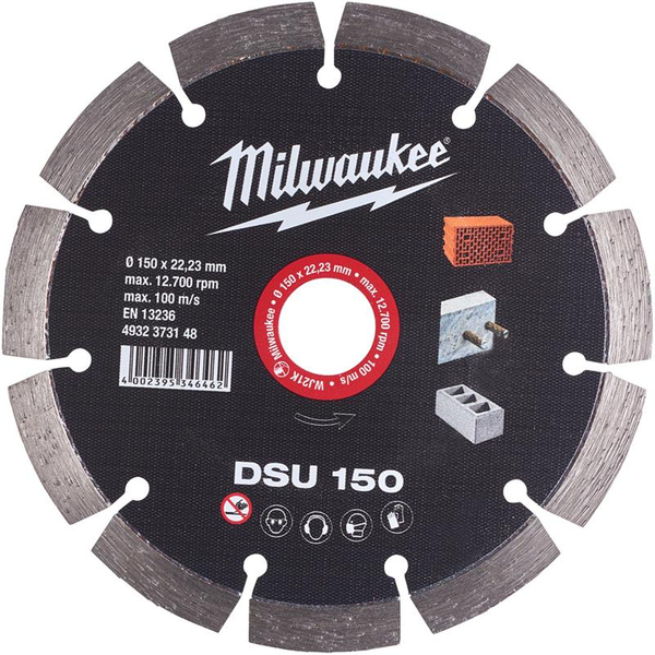 Zdjęcie 1 - Tarcza diamentowa  DSU 150 / 22.2 mm 4932373148 Milwaukee