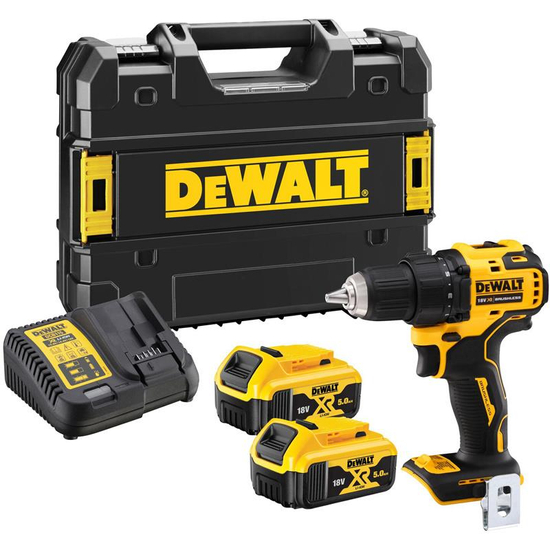 Zdjęcie 1 - Wiertarko-wkrętarka akumulatorowa DeWalt DCD708P2T 65Nm 18V XR 2x2Ah