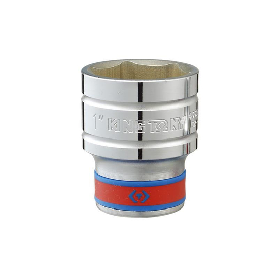 Zdjęcie 1 - NASADKA KRÓTKA 1/2" CALOWA 7/8" x 40mm 6-kąt. Cr-v 433528SR King Tony