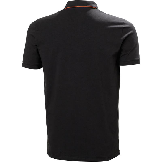 Zdjęcie 2 - Koszulka polo Helly Hansen 79260_990 Graphics/Logo kolor czarny