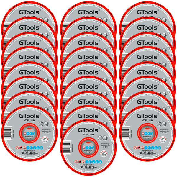 Zdjęcie 2 - Tarcza do metalu / Inox 125x1,0mm GTools GT-CD125