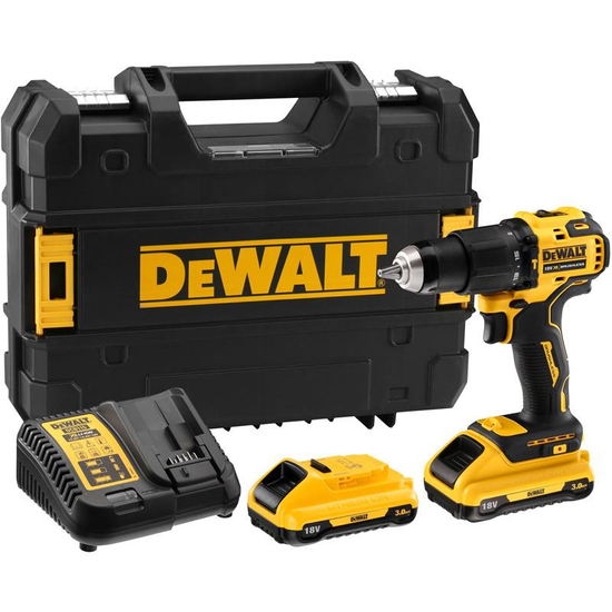 Zdjęcie 1 - Wiertarko-wkrętarka udarowa akumulatorowa DeWalt DCD709L2T 65Nm 18V XR 2x3Ah
