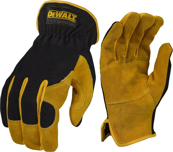 Zdjęcie 1 - Rękawice ochronne ze wzmocnieniami skórzanymi Dewalt DPG216 rozmiar L
