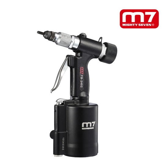 Zdjęcie 2 - Nitownica pneumatyczna do nitonakrętek 10 kN M4 - M10 Mighty Seven PB-2402