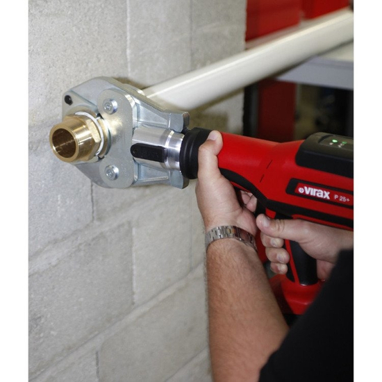 Zdjęcie 4 - Zaciskarka VIRAX P25+ 2 aku w skrzynce 18V / 3Ah Viper® P25+ + Laser i Hulajnoga