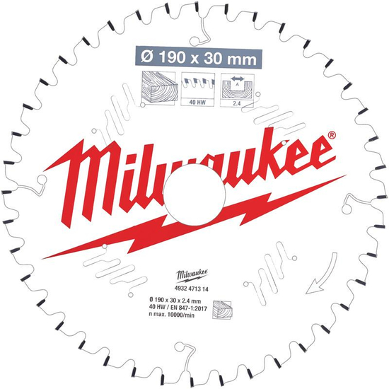 Zdjęcie 1 - Zestaw tarcz 254 x 30 mm Twin pack 60 i 80 zębów 2 szt. 4932479576 Milwaukee