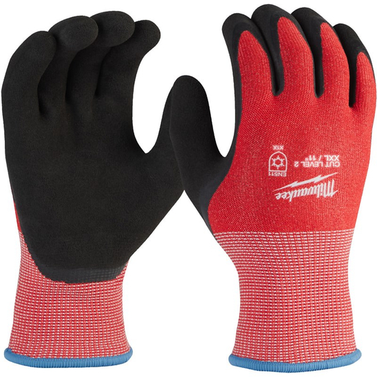 Zdjęcie 1 - Rękawice odporne na przecięcia - zimowe - poz. B - rozm XL/10 - 12 par Milwaukee 4932480609