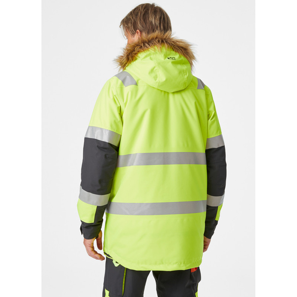 Zdjęcie 4 - Kurtka zimowa odblaskowa Helly Hansen 71393_369 Parka Alna 2.0 kolor żółty