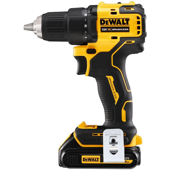 Zdjęcie 3 - Wiertarko-wkrętarka akumulatorowa DeWalt DCD708S2T 65Nm 18V XR 2x1.5Ah