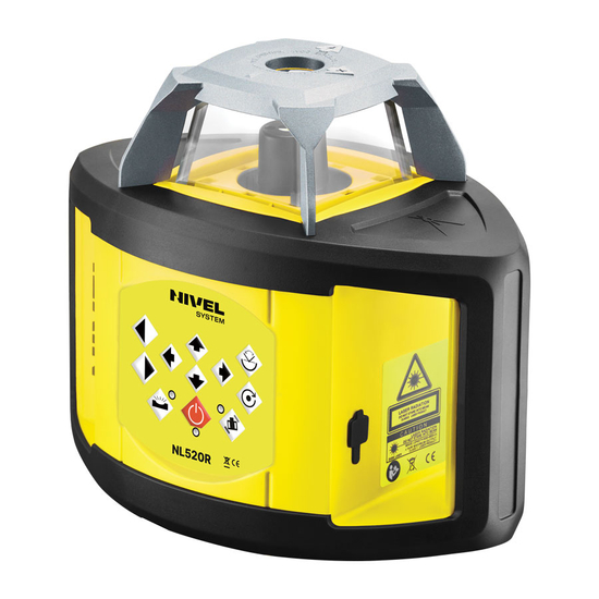 Zdjęcie 5 - Rotacyjny niwelator laserowy Nivel System NL520R DIGITAL z wiązką czerwoną