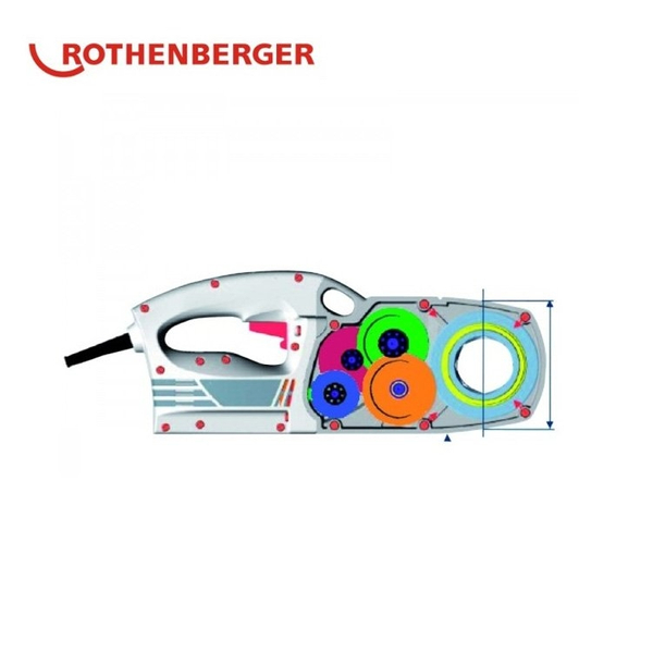 Zdjęcie 5 - Elektryczna gwintownica do rur SUPERTRONIC 1250 1/2 - 3/4 - 1-1.1/4" ROTHENBERGER 71450