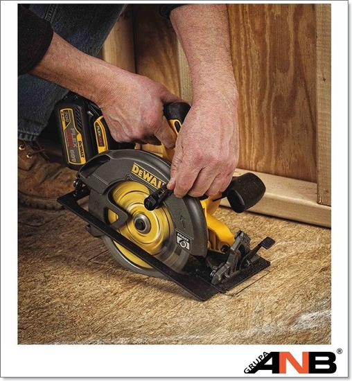 Zdjęcie 4 - Pilarka tarczowa akumulatorowa DeWalt DCS575T2 190mm 54V XR Flexvolt 2x6Ah
