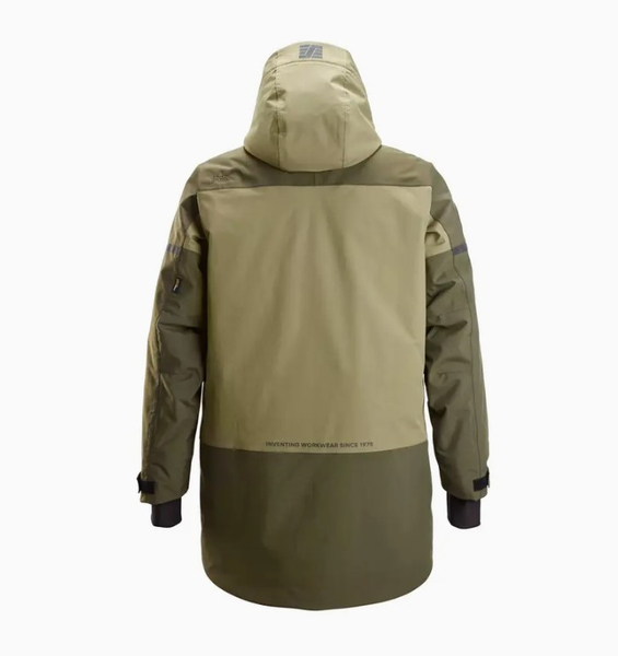 Zdjęcie 2 - 1801 Parka przeciwdeszczowa, ocieplana AllroundWork Snickers Workwear Kolor: Khaki Green