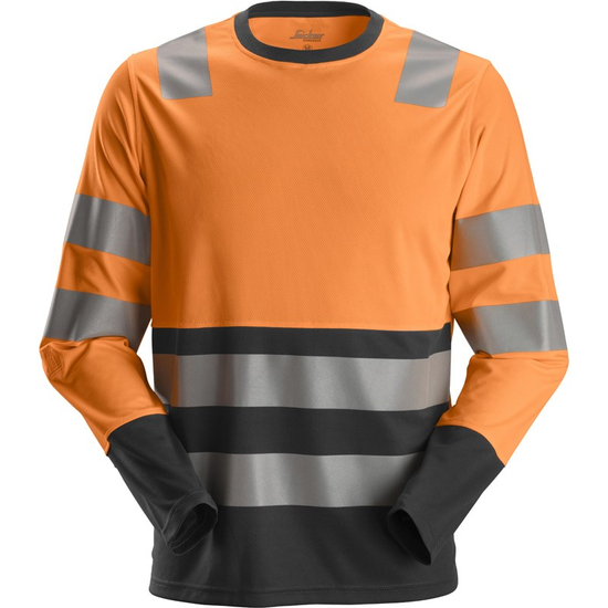 Zdjęcie 1 - T-shirt Odblaskowy AllroundWork – długi rękaw, EN 20471/2 Snickers Workwear 24335504