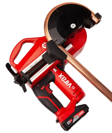 Zdjęcie 6 - Giętarka akumulatorowa  elektryczna przenośna 18V Eurostem® III 251849 do stali nierdzewnej + LED
