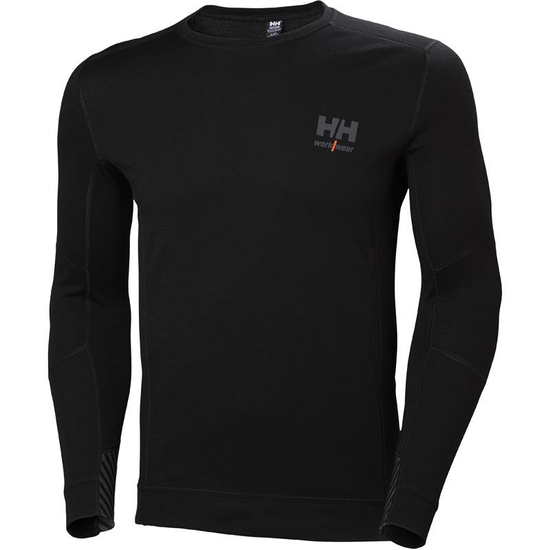 Zdjęcie 1 - Koszulka termoaktywna Helly Hansen 75106_990 HH LIFA Merino kolor czarny