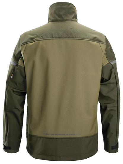 Zdjęcie 2 - 1216 Kurtka softshell stretch AllroundWork Snickers Workwear kolor Khaki Green