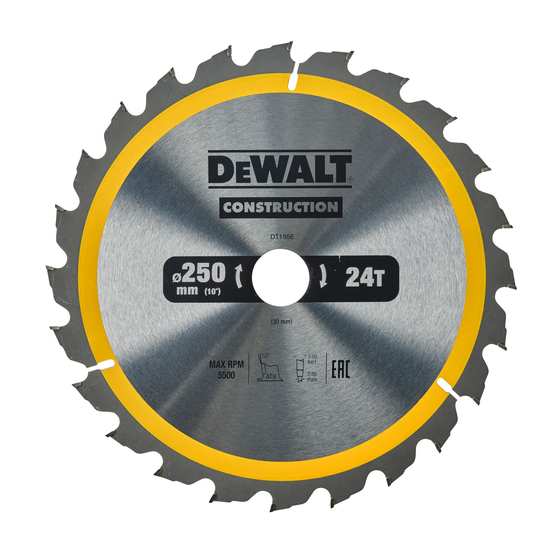 Zdjęcie 1 - Tarcza, piła tarczowa do drewna 250x30mm 24T DeWALT DT1956-QZ