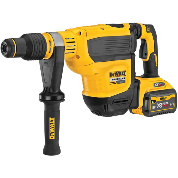 Zdjęcie 2 - Młotowiertarka akumulatorowa DeWalt DCH614X2 SDS-Max 10.5J 54V XR Flexvolt 2x9Ah