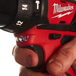 Nawigacja zdjęcie 5 - Wiertarko-wkrętarka udarowa akumulatorowa Milwaukee M12 BPD-202C 30Nm 12V 2x2Ah 4933441940