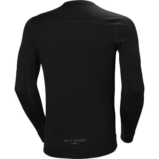 Zdjęcie 2 - Koszulka termoaktywna Helly Hansen 75106_990 HH LIFA Merino kolor czarny