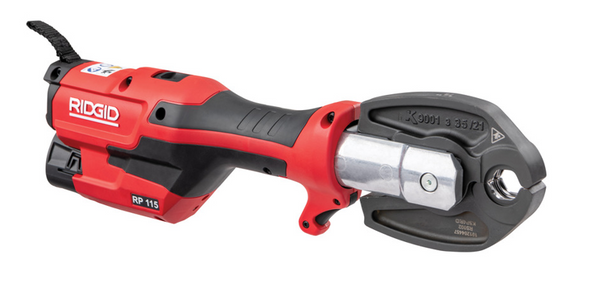 Zdjęcie 5 - Zaciskarka Ridgid RP 115 micro-Press szczęki U16-20-25 dwa akumulatory 2.5 Ah ładowarka