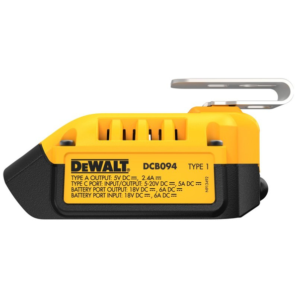 Zdjęcie 2 - Adapter/Zestaw do ładowania 5A DeWalt DCB094K