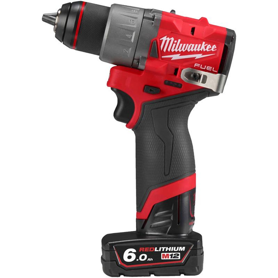 Zdjęcie 2 - Wiertarko-wkrętarka akumulatorowa Milwaukee M12 FDD2-602X 45Nm 12V 2x6Ah 4933479875