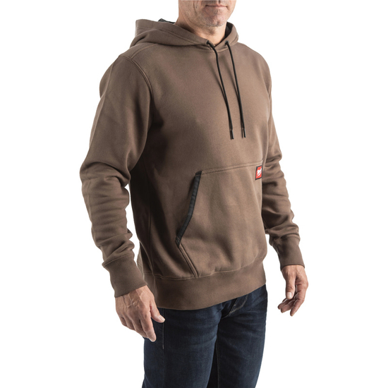 Zdjęcie 2 - WH MW BR XL Bluza z kapturem - brązowa Milwaukee 4932493134