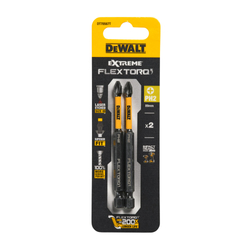 Nawigacja zdjęcie 4 - Zestaw bitów udarowych PH2 89mm 2szt. DeWALT [DT70567T]