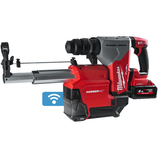 Zdjęcie 2 - Młotowiertarka akumulatorowa Milwaukee M18 ONEFHPXDEL-552C SDS-Plus 5J 18V 2x5.5Ah 4933478498