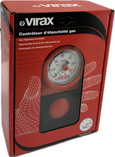 Zdjęcie 9 - Urządzenie do kontroli szczelności instalacji gazowych / świadectwo wzorcowania / 262080 VIRAX + Lampka LED czołowa
