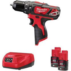 Nawigacja zdjęcie 1 - Wiertarko-wkrętarka udarowa akumulatorowa Milwaukee M12 BPD-202C 30Nm 12V 2x2Ah 4933441940