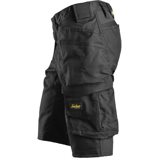 Zdjęcie 3 - Spodnie Krótkie Stretch AllriundWork z workami kieszeniowymi - damskie Snickers Workwear 61470404