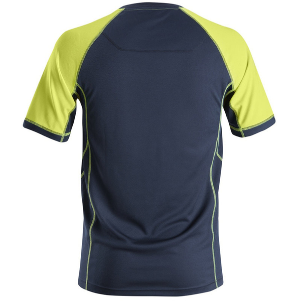 Zdjęcie 4 - 2505 T-shirt neonowy Snickers Workwear granatowy