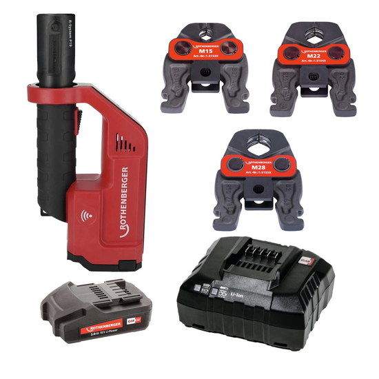 Zdjęcie 1 - Zaciskarka ROMAX® COMPACT 3 2Ah CAS + M15, M22, M28