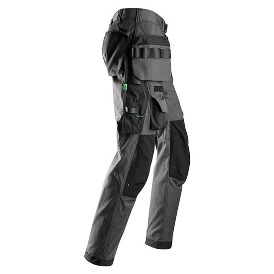 Zdjęcie 4 - 6923 Spodnie Kevlar® FlexiWork+ (kolor stalowo-czarny) Snickers Workwear