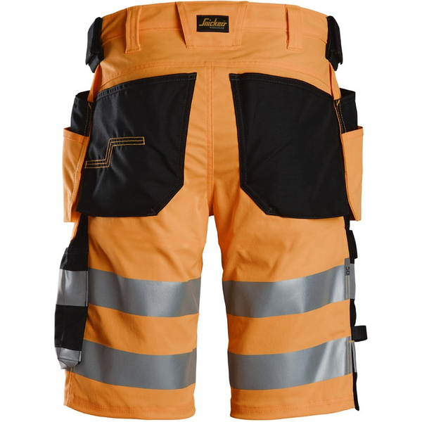 Zdjęcie 2 - Spodnie Krótkie Odblaskowe Stretch z workami kieszeniowymi, EN20471/1 Snickers Workwear 61355504