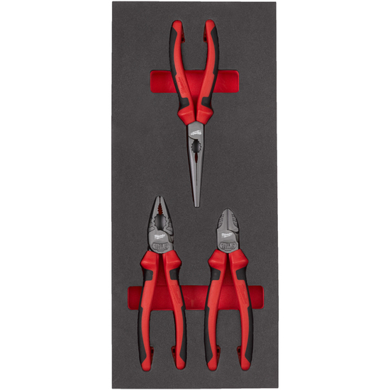Zdjęcie 1 - Wkładka piankowa ze szczypcami 160/180/205mm - do wózków narzędziowych Milwaukee 4932493256