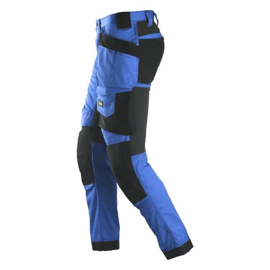 Zdjęcie 2 - 6241 Spodnie Stretch AllroundWork z workami kieszeniowymi kolor niebiesko - czarny