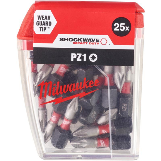 Zdjęcie 1 - Bit Shockwave CD PZ1 25mm-25szt. 4932430861 Milwaukee