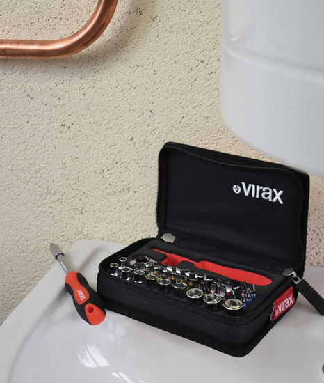 Zdjęcie 16 - VIRAX 3104 mini zestaw instalatora 41 el nasadki i bity 1/4"